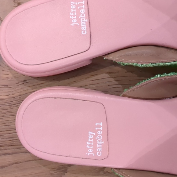 new Jeffrey Campbell straw flower mules - Picture 9 of 17